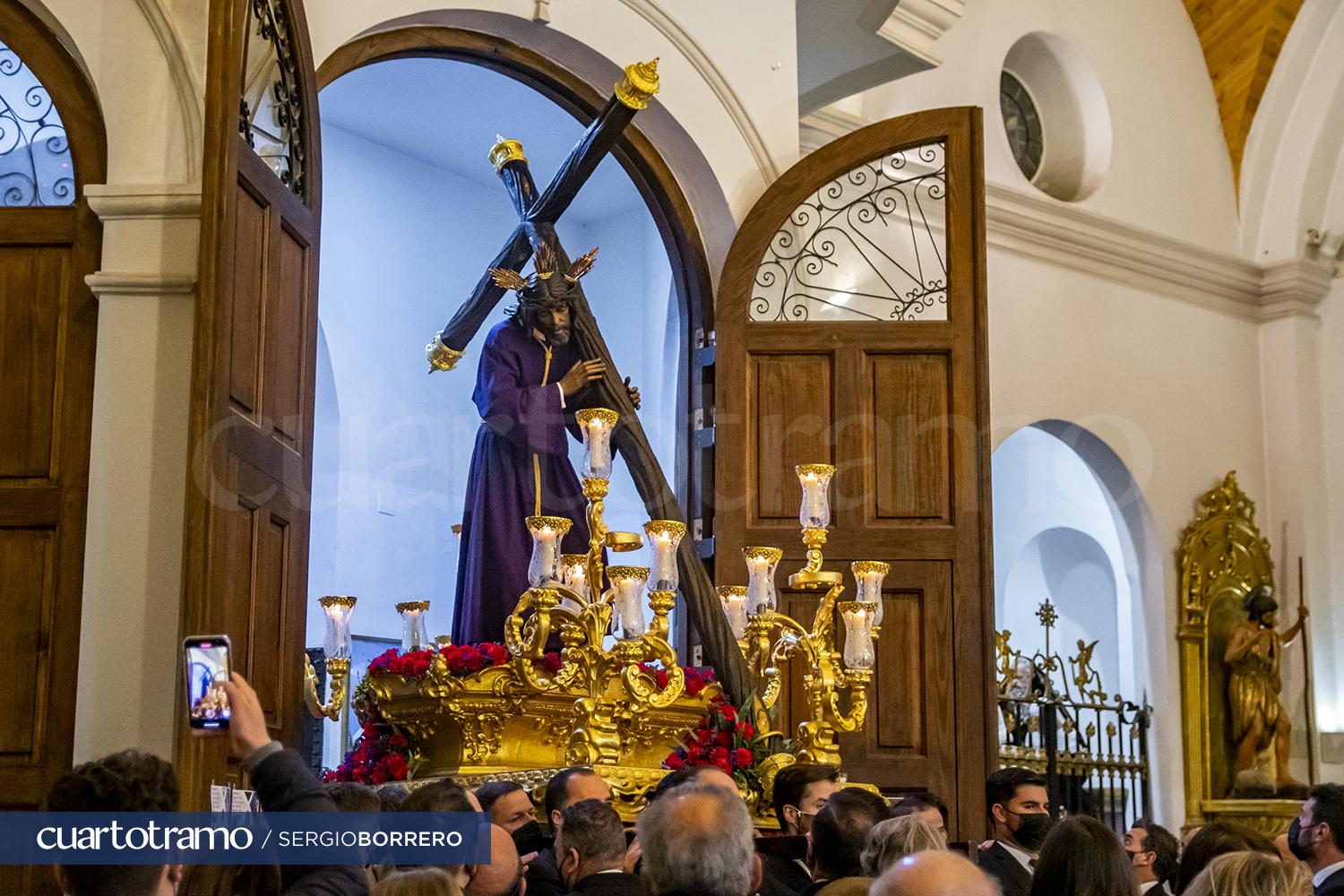 El Señor del Calvario ya se encuentra en la Concepción para la celebración  de sus cultos 