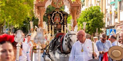 La Virgen del Rocío, preparada para la romería del reencuentro